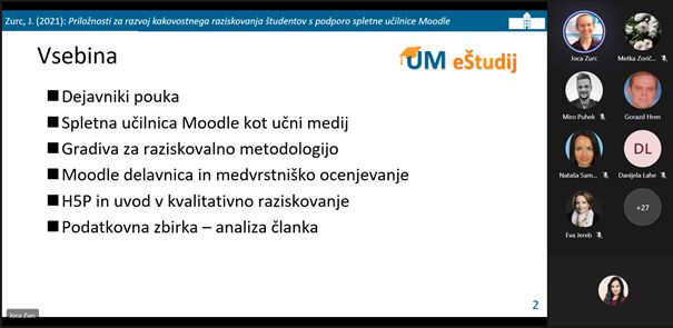 Doc. dddr. Joca Zurc (Filozofska fakulteta UM)