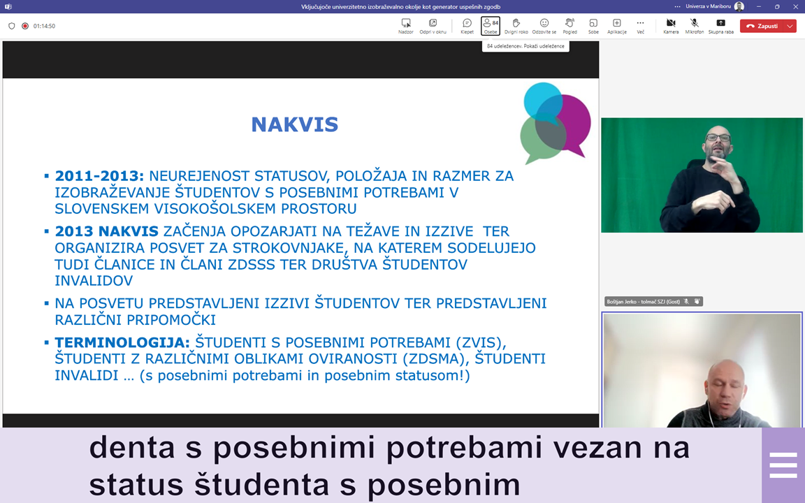 Z Univerze v Gradcu so predstavili začetke delovanje njihovega centra Disability Resource Centre.