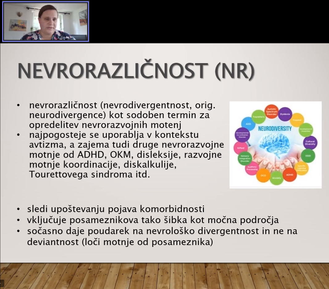 Nevrorazličnost je sodoben termin za opredelitev nevrorazvojnih motenj, ki se najpogosteje uporablja v kontekstu avtizma.