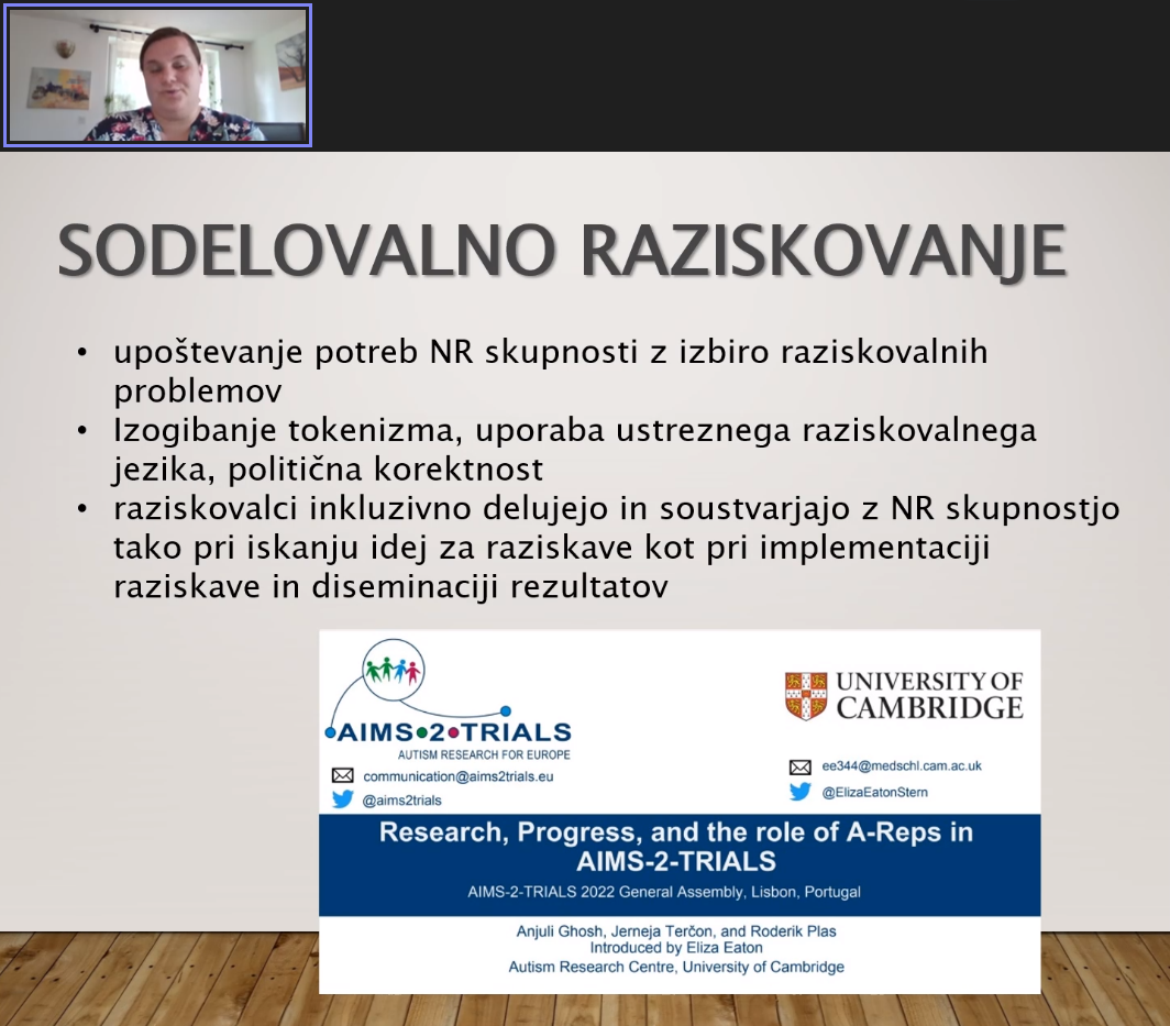 Pri sodelovalnem raziskovanju upoštevamo potrebe nevrorazlične skupnosti z izbiro raziskovalnih problemov.